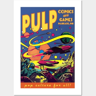 Pulp Rocketships Posters and Art